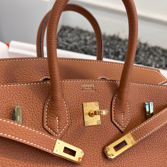 HM BIRKIN 25CM GOLD TOGO LEATHER GOLD HARDWARE