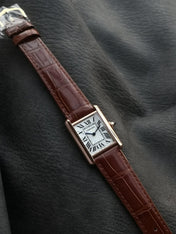 TANK MUST PINK GOLD BURGUNDY CROCODILE