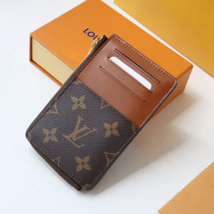 TRUNK MULTI CARD HOLDER CASE BROWN