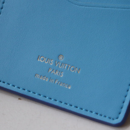 VERTICAL WALLET CAPUCINES BLUE