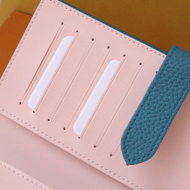 VERTICAL WALLET CAPUCINES CLOUD BLUE