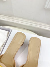 CD FOREVER HEELED 5CM BEIGE