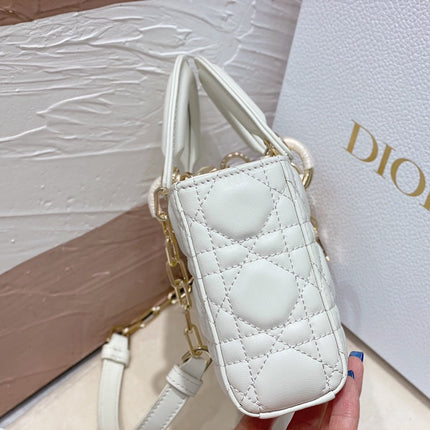 MICRO LADY D-JOY 16.5 WHITE LAMBSKIN