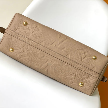 CARRYALL MM 39 BEIGE MONOGRAM GRAINED COWHIDE LEATHER