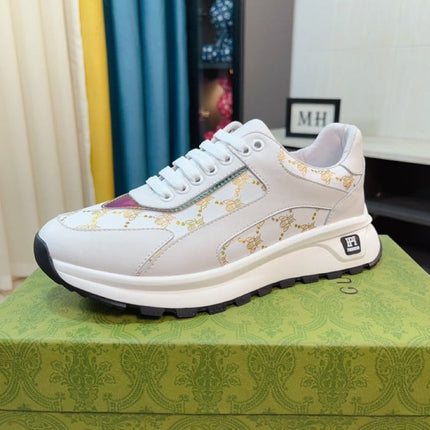 GG SNEAKER WHITE WITH ON PATTERN