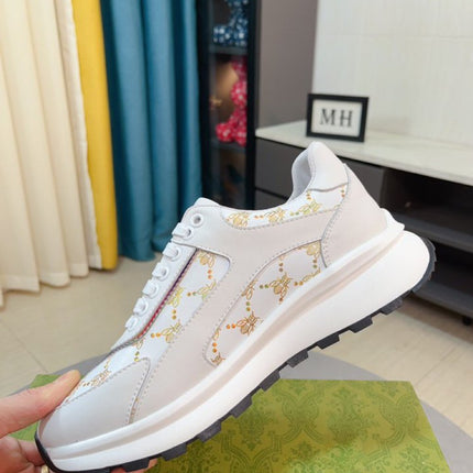 GG SNEAKER WHITE WITH ON PATTERN