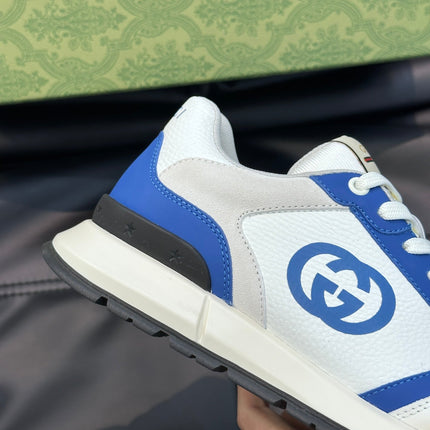 GG TRAINERS BLUE WHITE