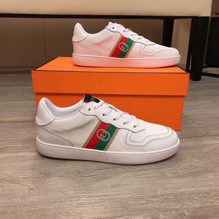 GG CANVAS WHITE SCREENER SNEAKERS