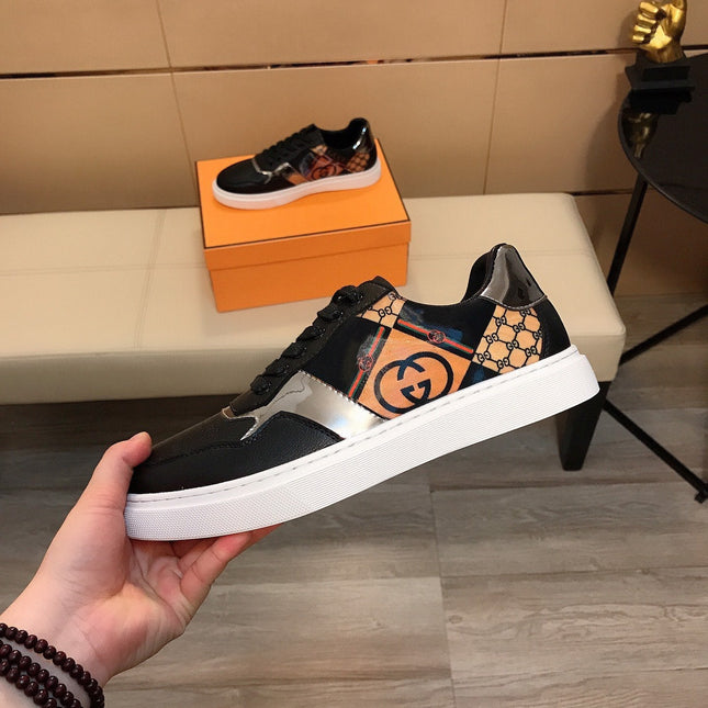 GG SCREENER BLACK SNEAKERS