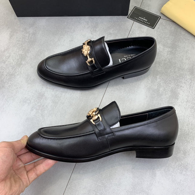 GG LOAFER FOR MEN IN MATTE BLACK