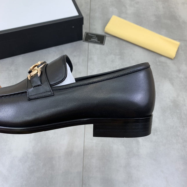 GG LOAFER FOR MEN IN MATTE BLACK