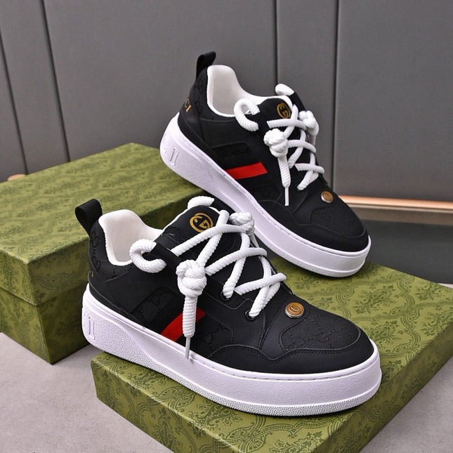 GG SCREENER LEATHER TRAINERS