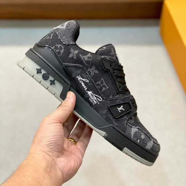 LV TRAINER SNEAKER MONOGRAM BLACK