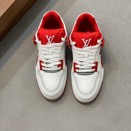 LV TRAINER  RED WHITE SNEAKER