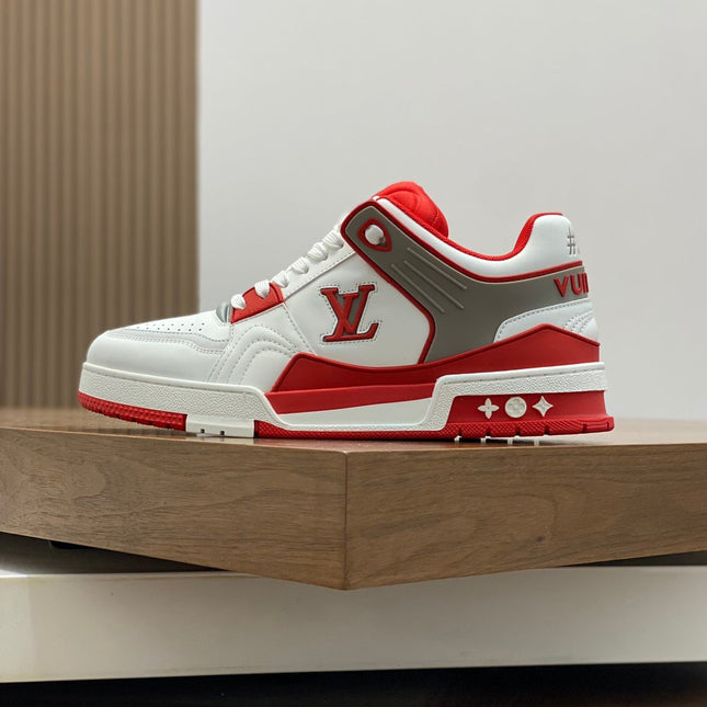 LV TRAINER  RED WHITE SNEAKER