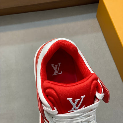 LV TRAINER  RED WHITE SNEAKER