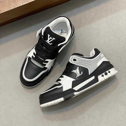 LV TRAINER  BLACK GREY SNEAKER