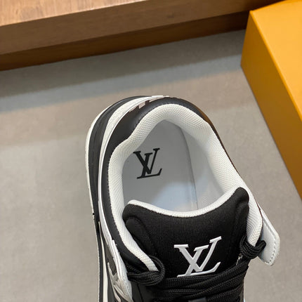 LV TRAINER  BLACK GREY SNEAKER