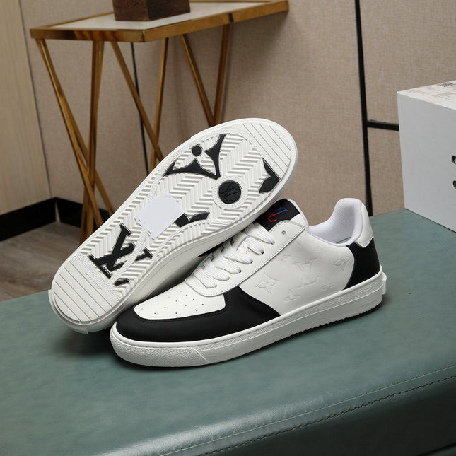 LV RIVOLI SNEAKER WHITE BLACK