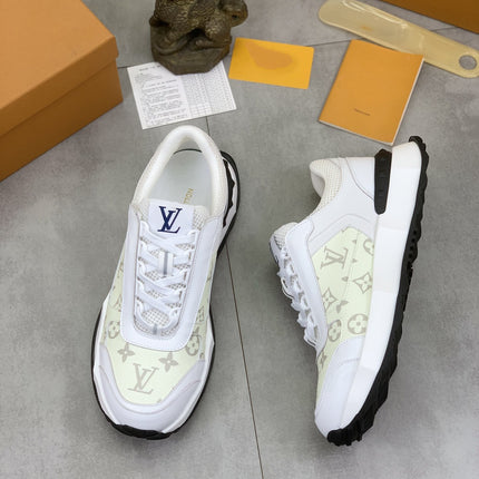 LV MONOGRAM SNEAKER WHITE BEIGE