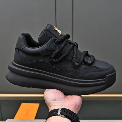 LV SNEAKERS BLACK LACE-UP