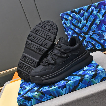 LV SNEAKERS BLACK LACE-UP