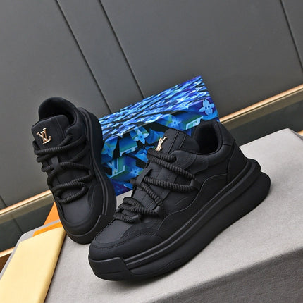 LV SNEAKERS BLACK LACE-UP