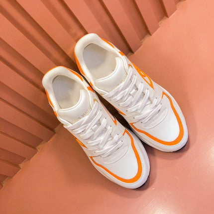 LV RUN AWAY SNEAKER WHITE ORANGE