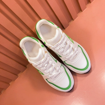 LV RUN AWAY SNEAKER WHITE GREEN