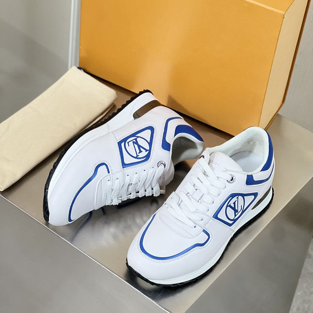 LV RUN AWAY WHITE BLUE SNEAKER