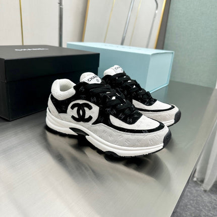 CC SNEAKER TRAINER BLACK WHITE