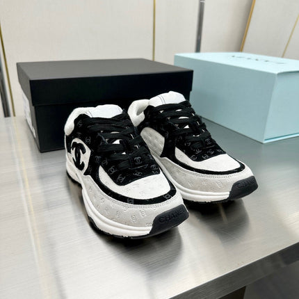 CC SNEAKER TRAINER BLACK WHITE