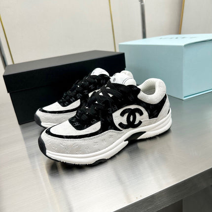 CC SNEAKER TRAINER BLACK WHITE