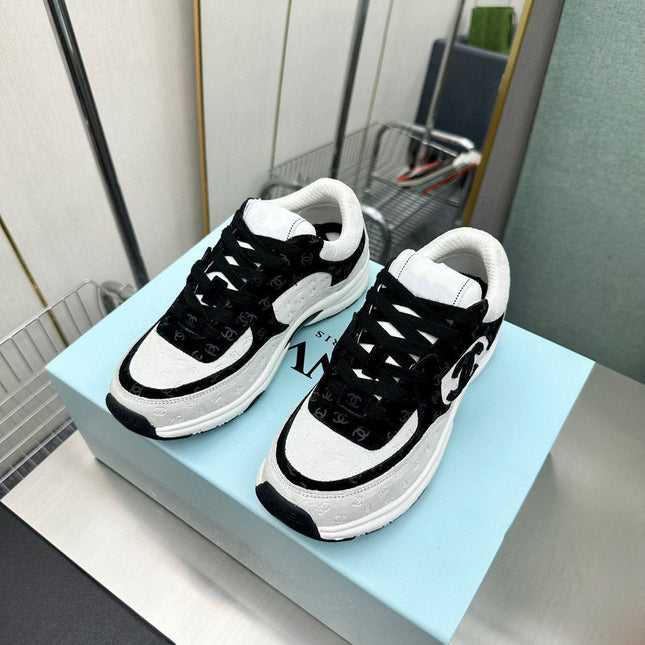 CC SNEAKER TRAINER BLACK WHITE