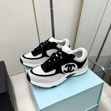 CC SNEAKER TRAINER BLACK WHITE