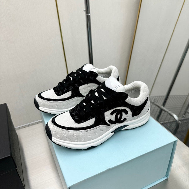 CC SNEAKER TRAINER BLACK WHITE