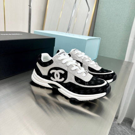 Copy of CC SNEAKER TRAINER WHITE BLACK