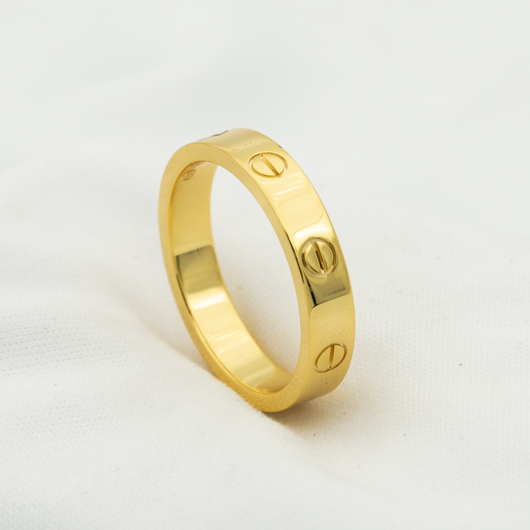 LOVE RING 4MM 1 DIAMOND