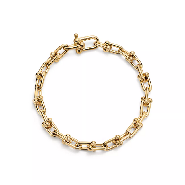 HARDWEAR SMALL LINK 26 MOTIF GOLD BRACELET