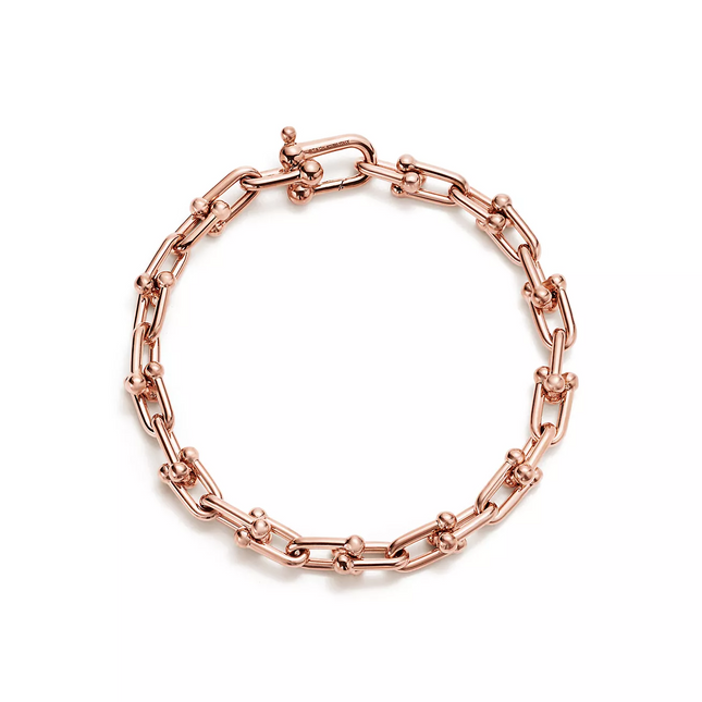 HARDWEAR SMALL LINK 26 MOTIF PINK GOLD BRACELET