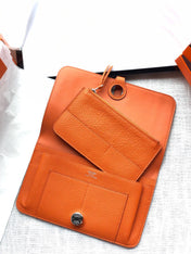 HM Dogon Wallet 20 Orange Togo Shw