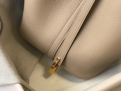 picotin lock 18 light beige togo ghw