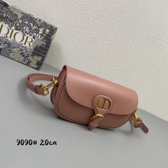 MINI BOBBY EAST-WEST 20 BAG IN ROSE PINK CALFSKIN