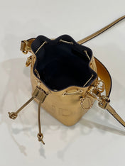 MON TRESOR 18 IN GOLD METALLIC CALFSKIN