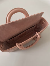 MEDIUM D-JOY BAG 26 IN DESSERT SAND CALFSKIN