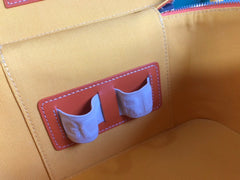 MUSE VANITY CASE 20 IN ORANGE GOYARDINE CANVAS