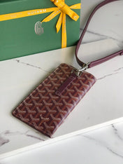 MONTMARTRE GM CASE 18 IN WINE RED GOYARDINE CANVAS