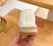 SL YVES LOGO SLIP ON WHITE CALFSKIN