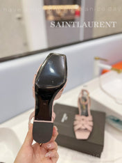 SL TRIBUTE SANDAL PASTEL PINK CALFSKIN