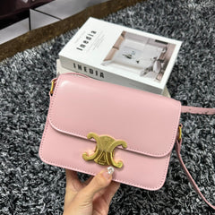 TRIOMPHE TEEN 18 PINK PASTEL COWHIDE LEATHER